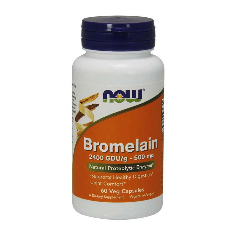 NOW Bromelain 500 mg 60 капсул