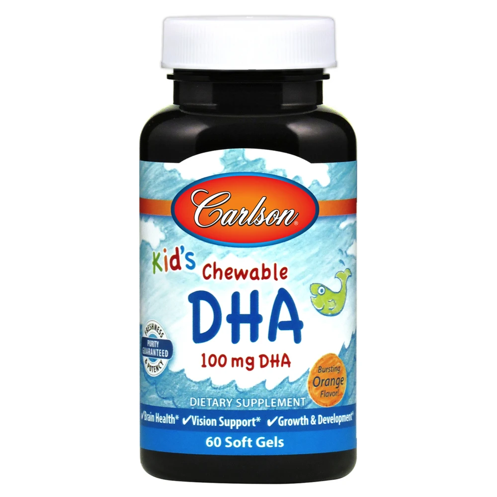 Carlson Labs Kid's Chewable DHA 100 mg
