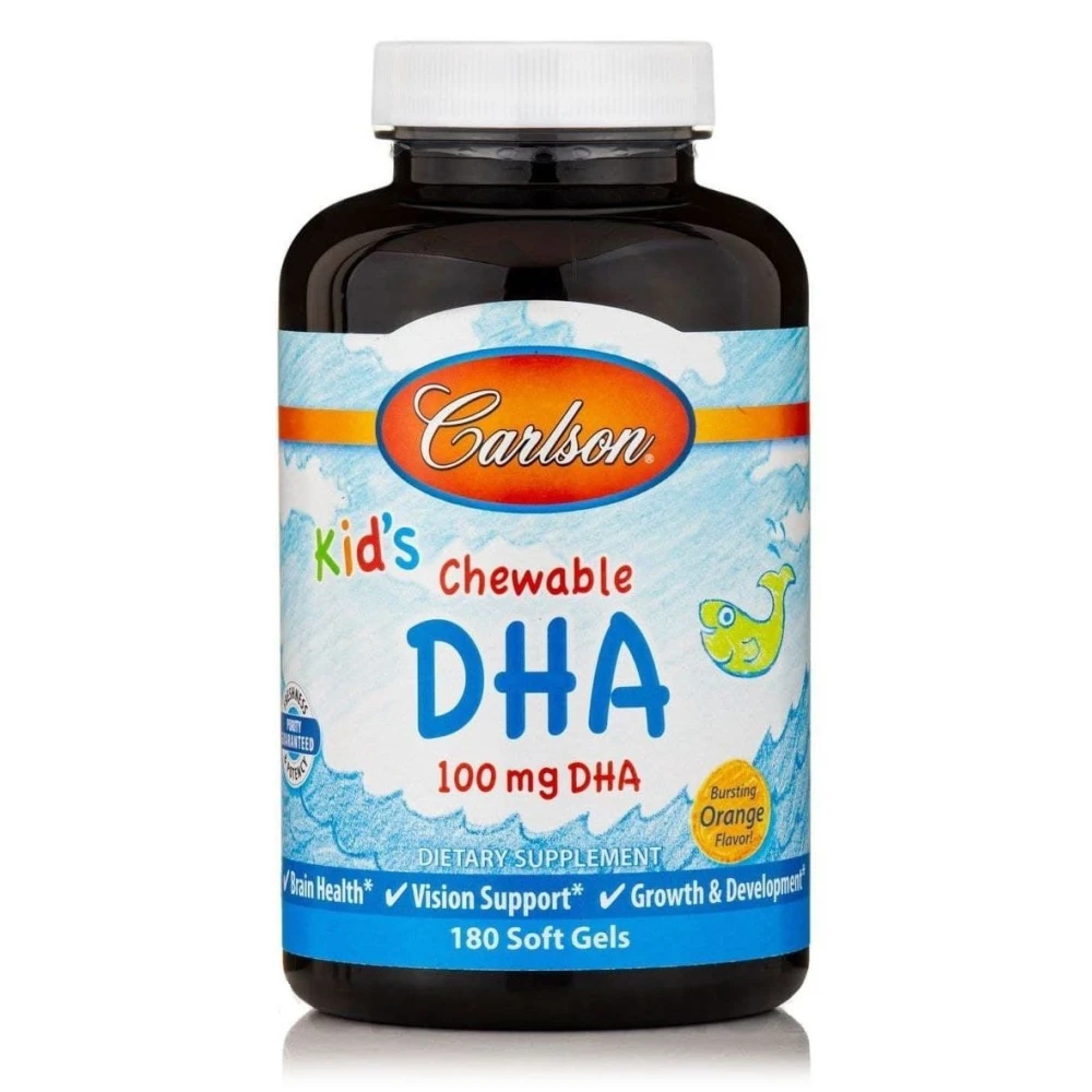 Carlson Labs Kid's Chewable DHA 100 mg