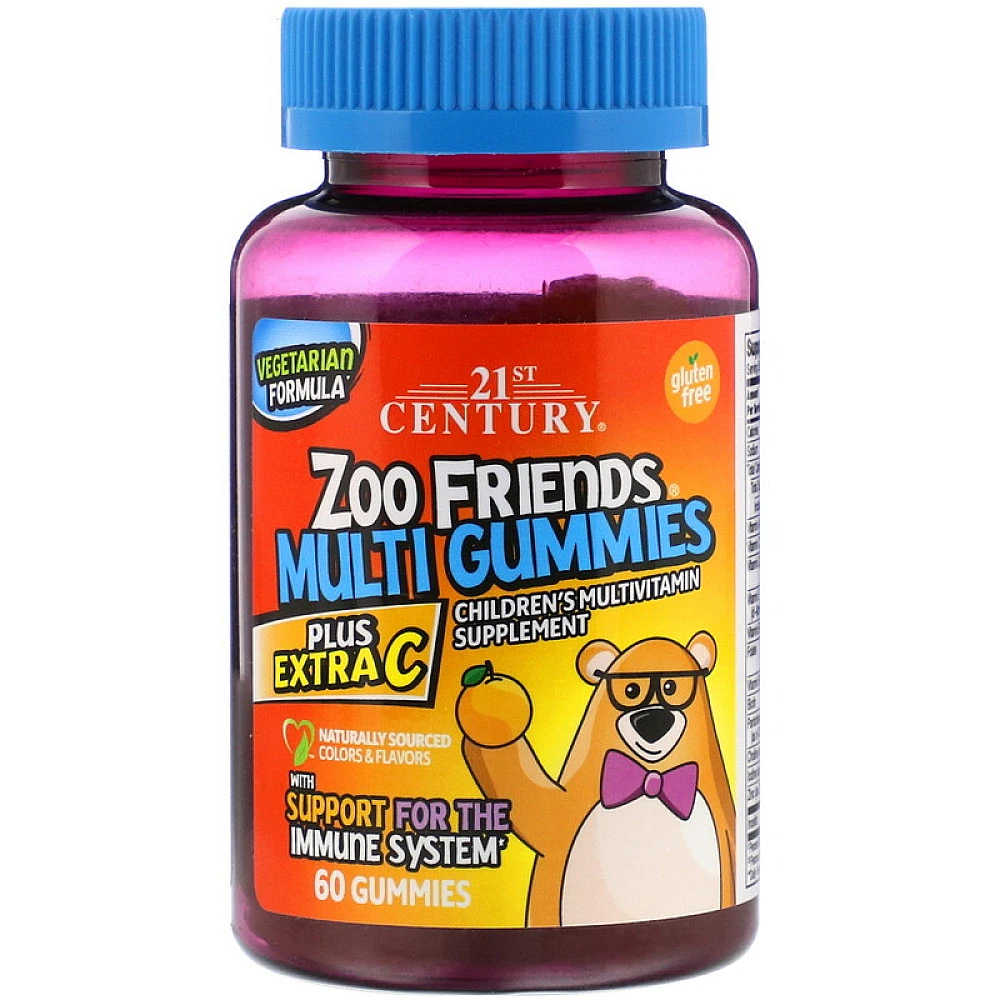 21st Century Zoo Friends Multi Gummies Plus Extra C