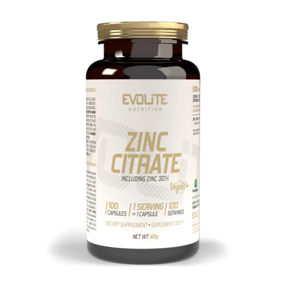 Evolite Nutrition Zinc Citrate 100 капсул
