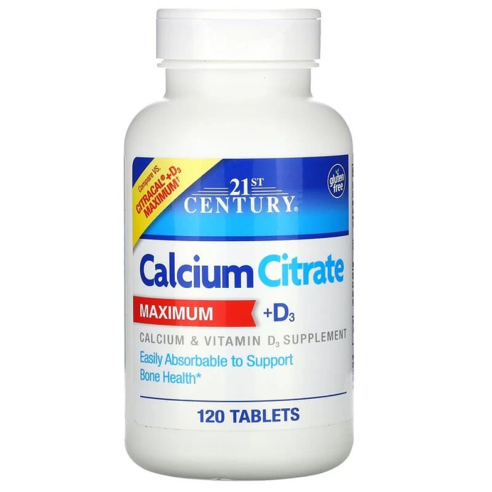 21st Century Calcium Citrate Maximum + D3