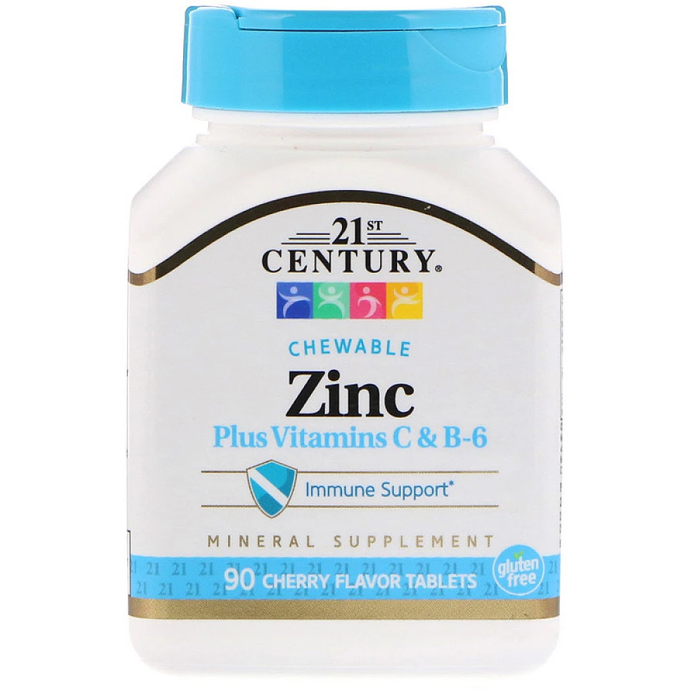21st Century Zinc Chewable Cherry Flavored
