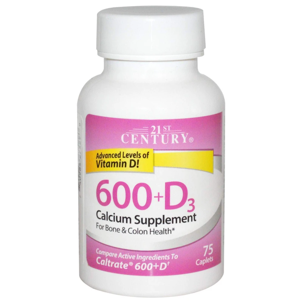 21st Century 600D3 Calcium Supplement