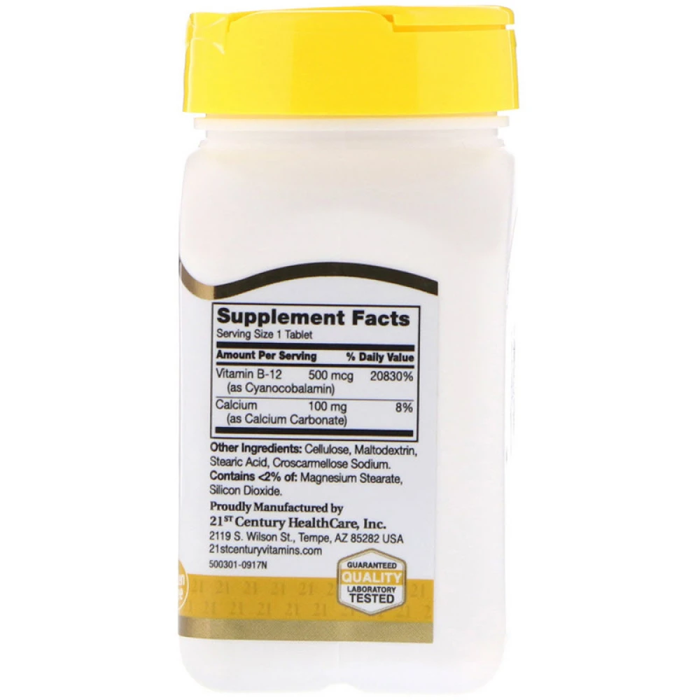 21st Century B-12 500 mcg