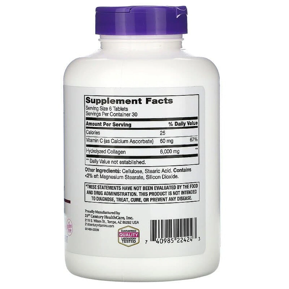 21st Century Super Collagen Plus Vitamin C 6000 mg