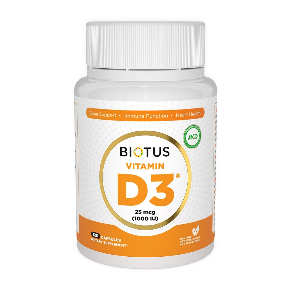 Biotus Vitamin D3 1000 IU