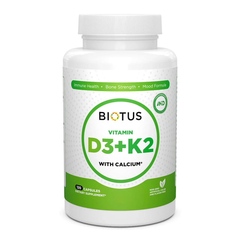 Biotus Vitamin D3 + K2 with Calcium