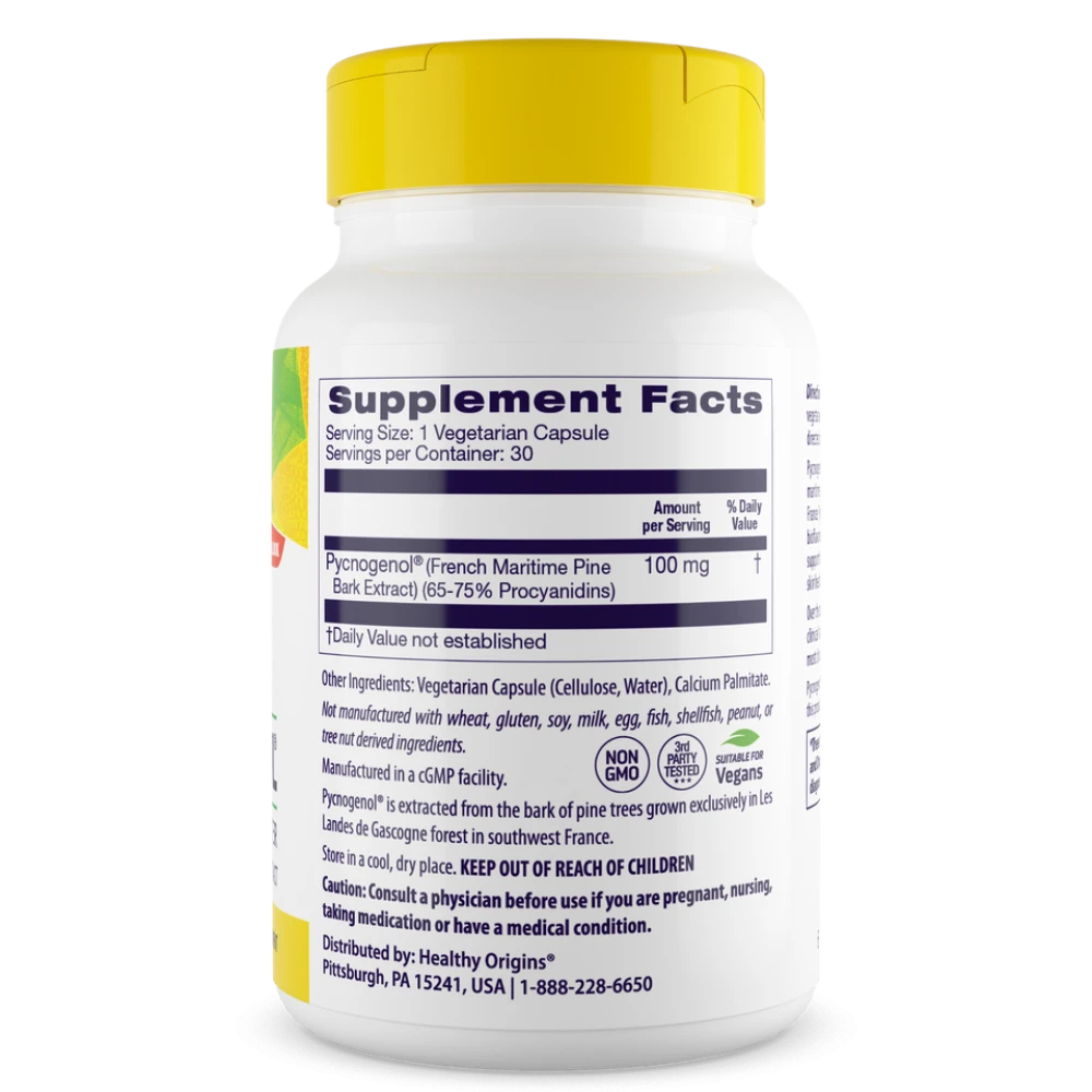 Healthy Origins Pycnogenol 100 mg