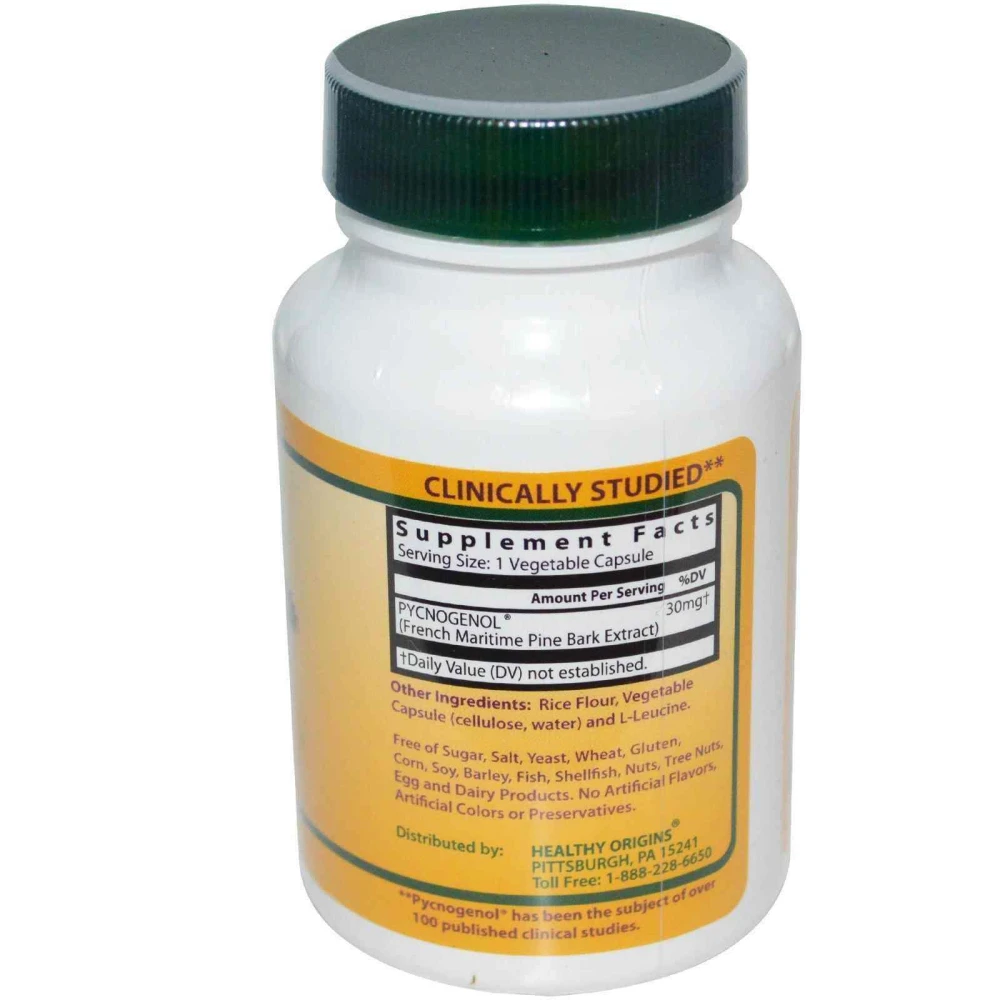 Healthy Origins Pycnogenol 30 mg
