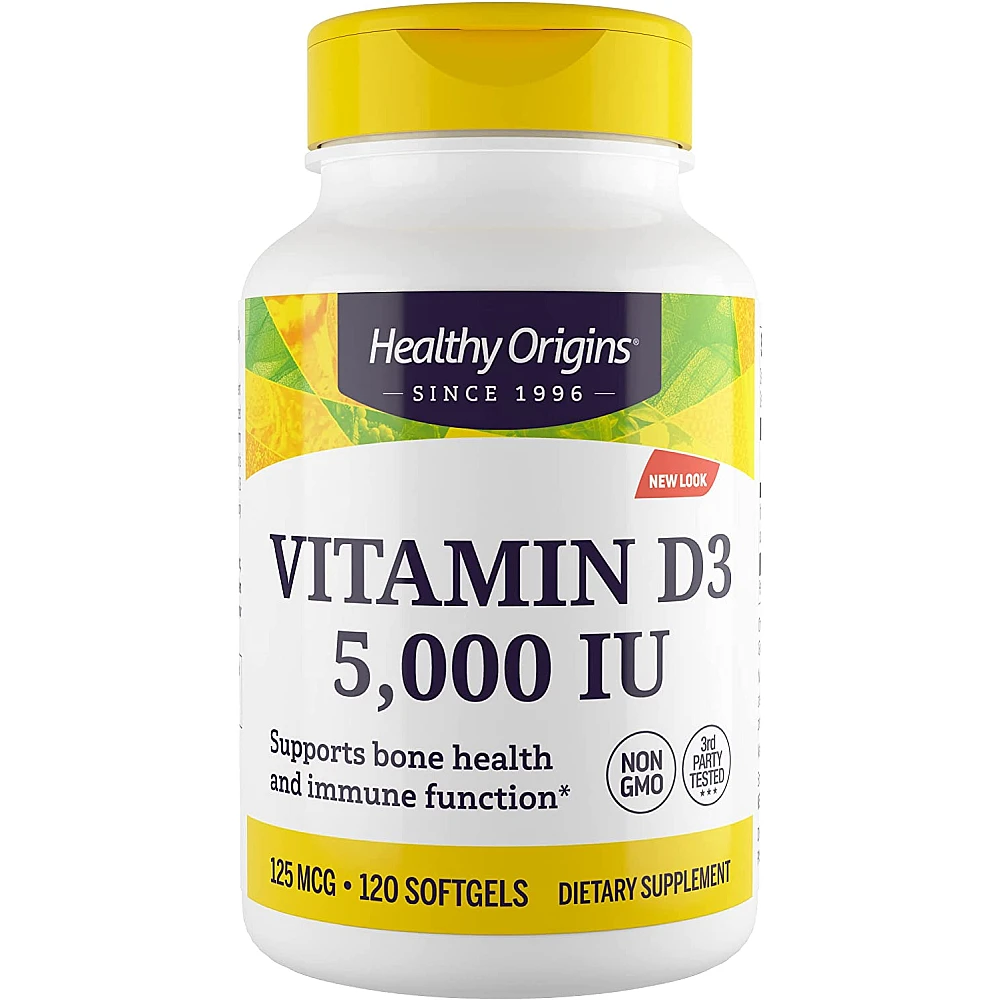 Healthy Origins Vitamin D3 5000 IU