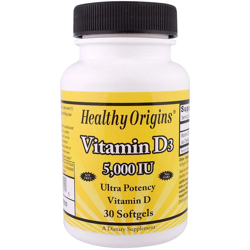 Healthy Origins Vitamin D3 5000 IU