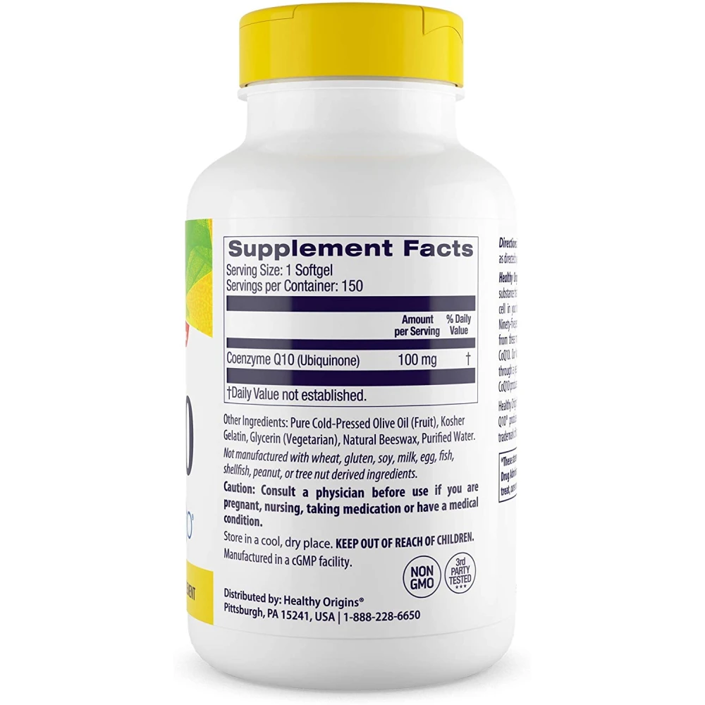 Healthy Origins Healthy Origins CoQ10 (Kaneka Q10) 100 mg