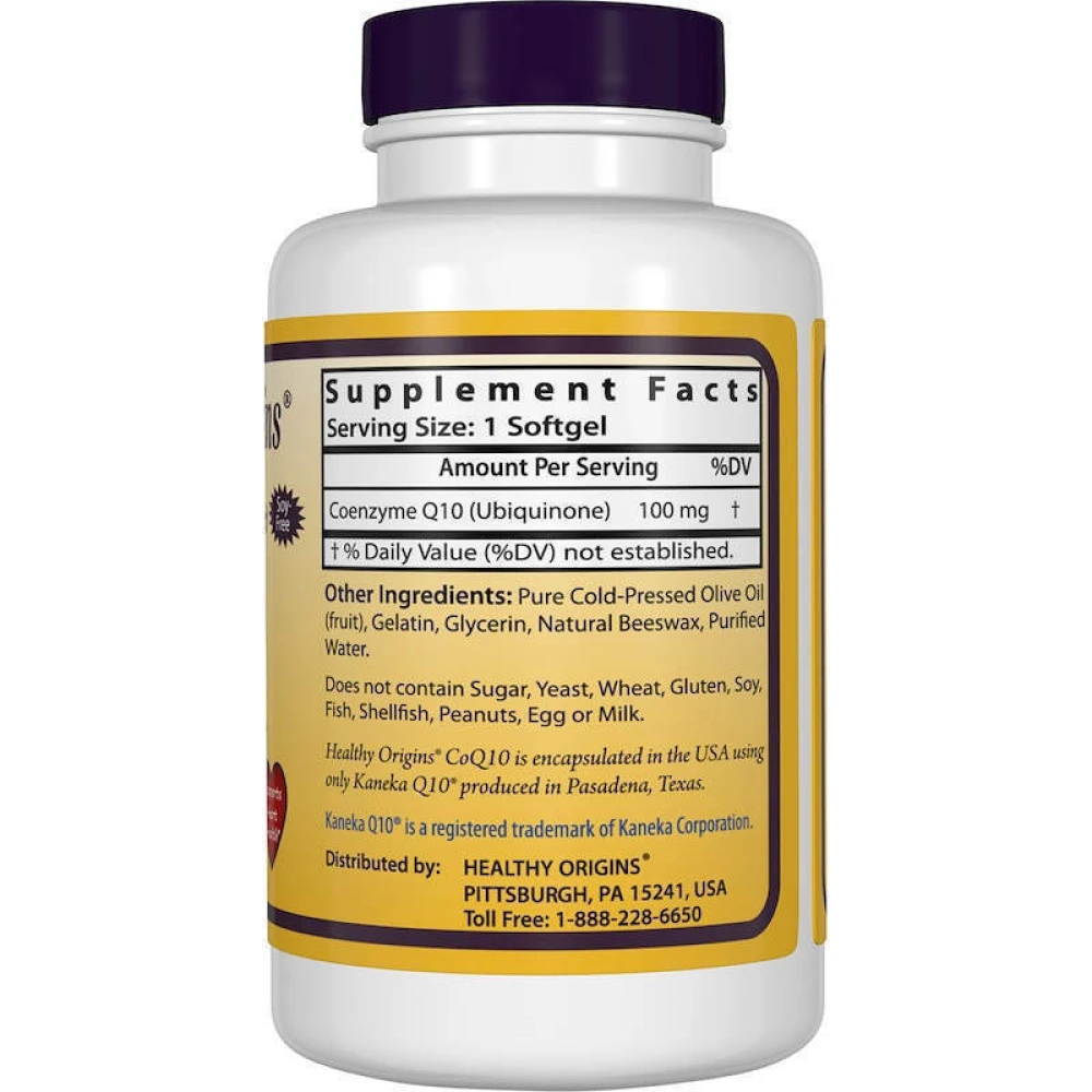Healthy Origins Healthy Origins CoQ10 (Kaneka Q10) 100 mg