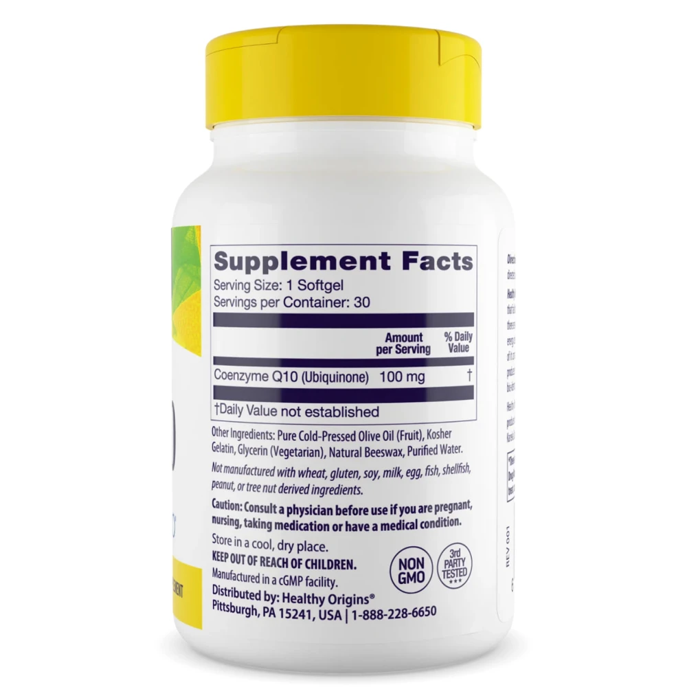 Healthy Origins Healthy Origins CoQ10 (Kaneka Q10) 100 mg