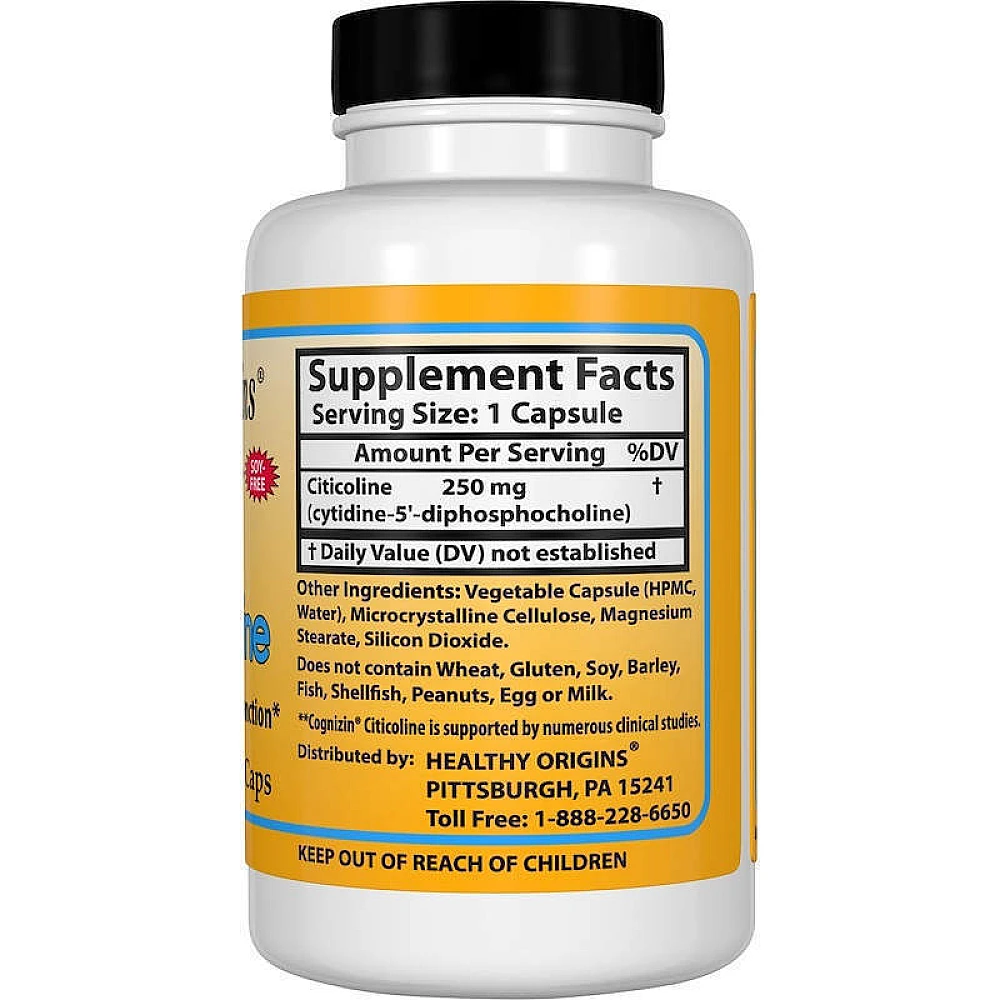 Healthy Origins Cognizin Citicoline 250 mg