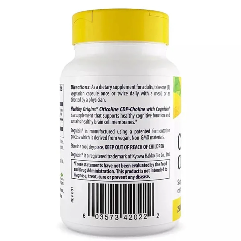 Healthy Origins Cognizin Citicoline 250 mg