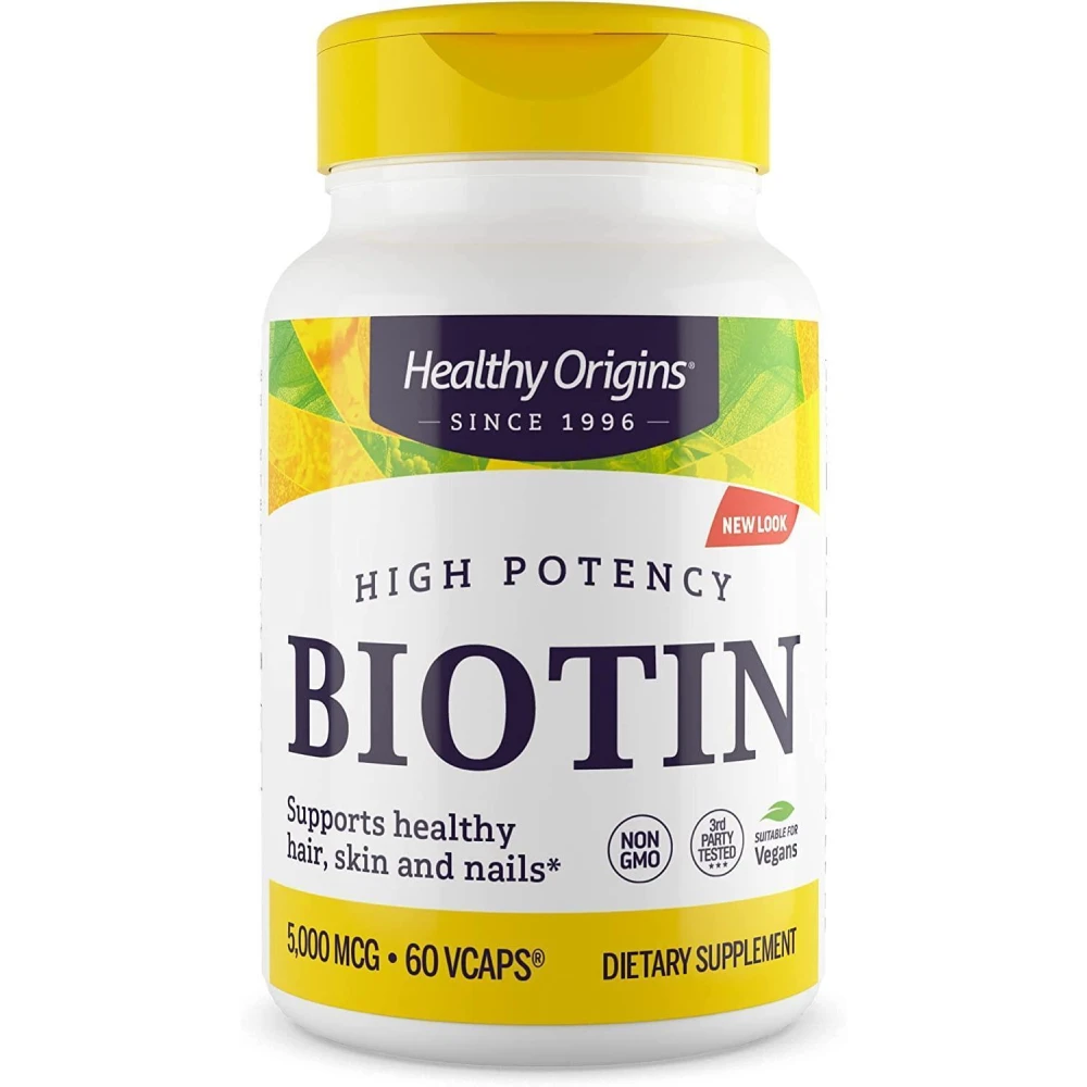 Healthy Origins Biotin High Potency 5000 mcg