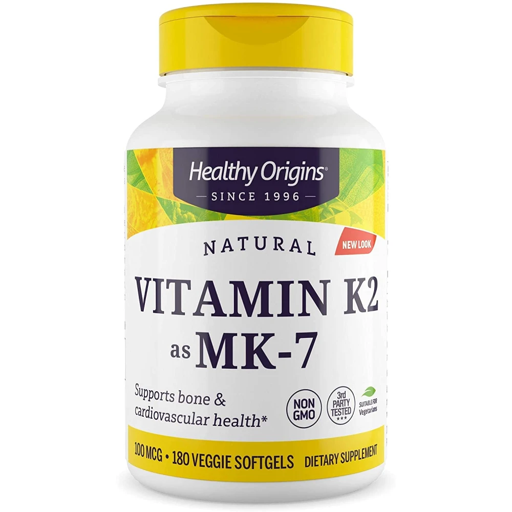 Healthy Origins Vitamin K2 as MK-7 Natural 100 mcg