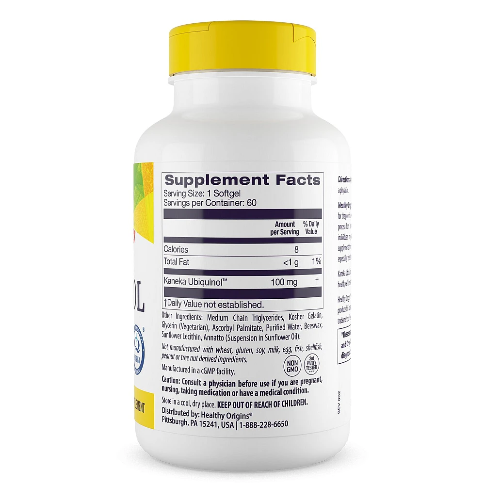 Healthy Origins Ubiquinol Natural 100 mg