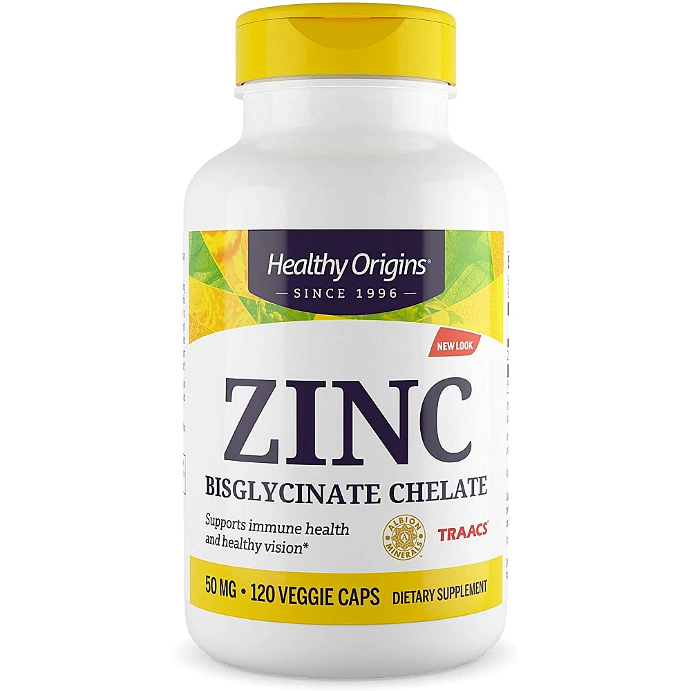 Healthy Origins Zinc Bisglycinate Chelate 50 mg