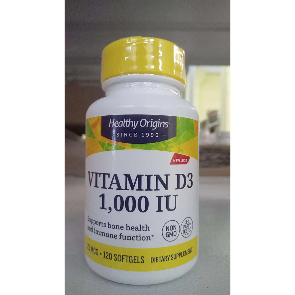 Healthy Origins Vitamin D3 in MCT Oil 1000 IU
