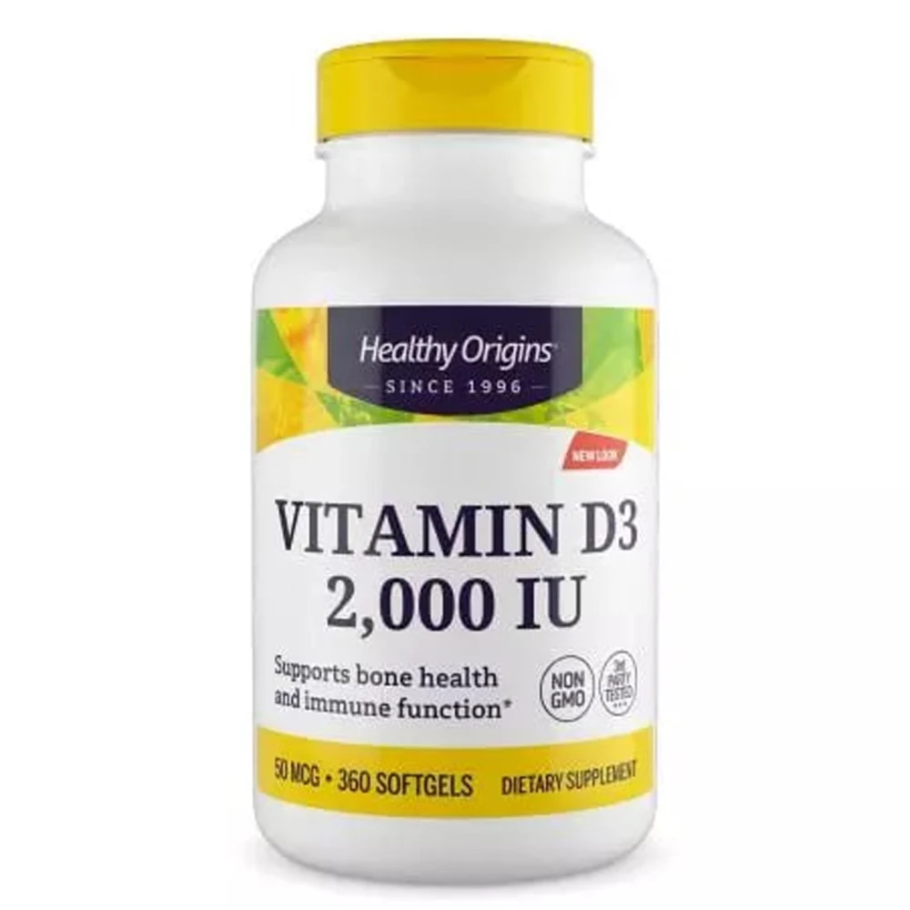 Healthy Origins Vitamin D3 in MCT Oil 2000 IU