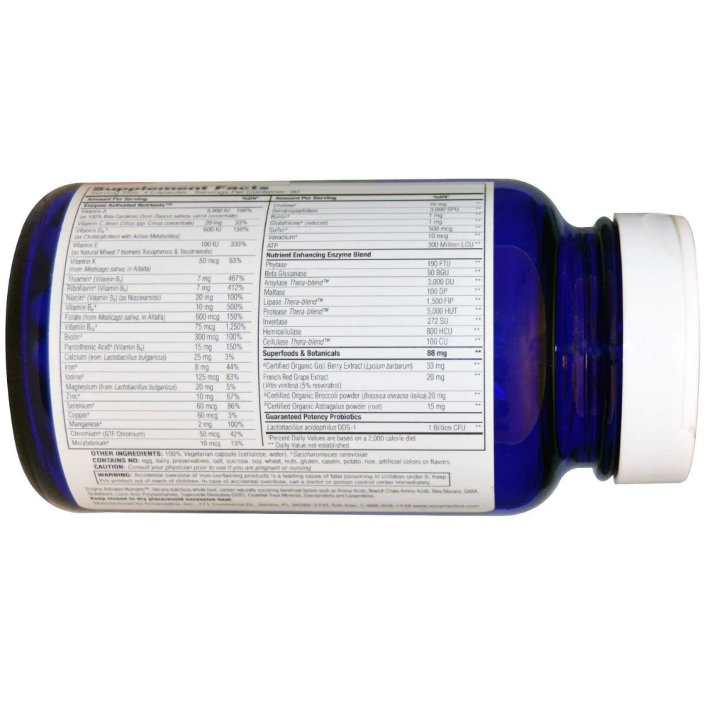Enzymedica Enzyme Nutrition Multi-Vitamin Womens