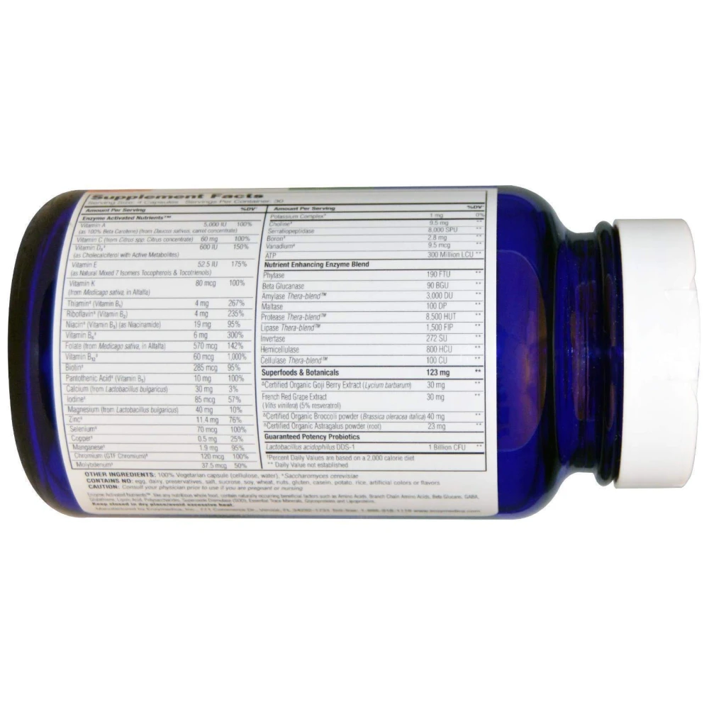 Enzymedica Enzyme Nutrition Multi-Vitamin Womens 50