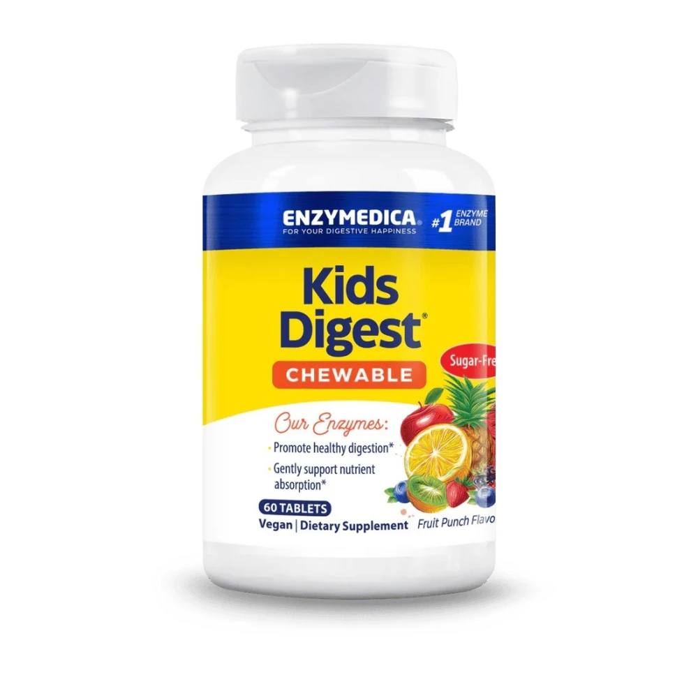 Enzymedica Kids Digest Chewable Digestive Enzymes Fruit Punch
