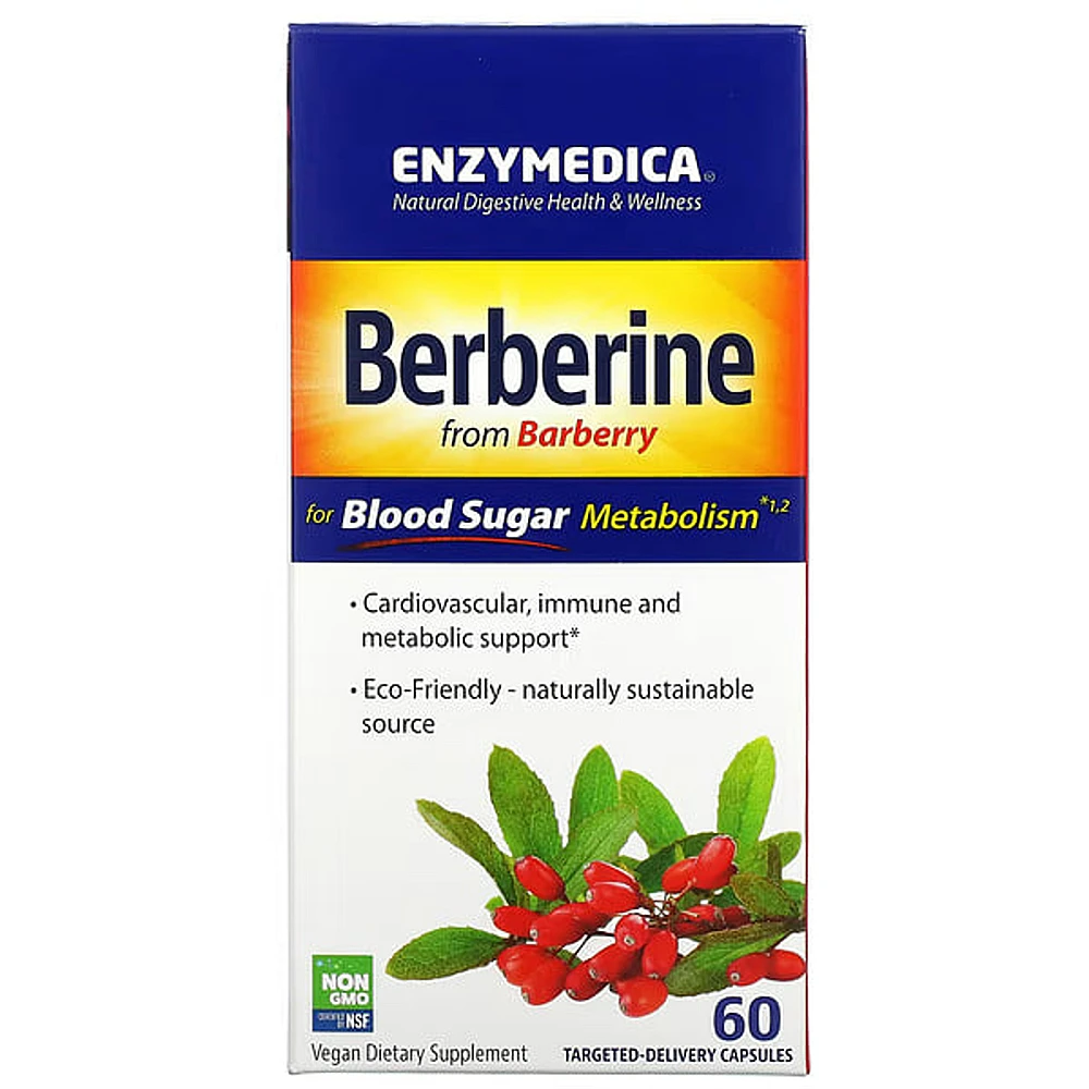 Enzymedica Berberine for Blood Sugar Metabolism