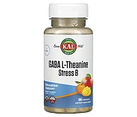 KAL GABA L-Theanine Stress B Lozenge Natural Mango Tangerine Flavor