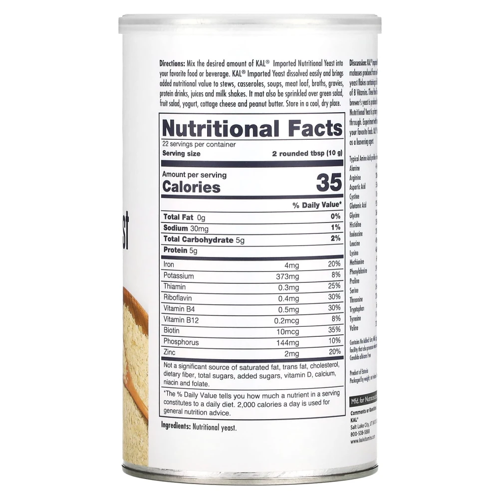 KAL Imported Nutritional Yeast Fine Flakes
