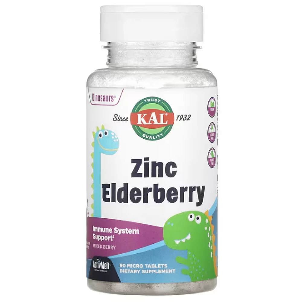 KAL Zinc Elderberry ActivMelt Mixed Berries