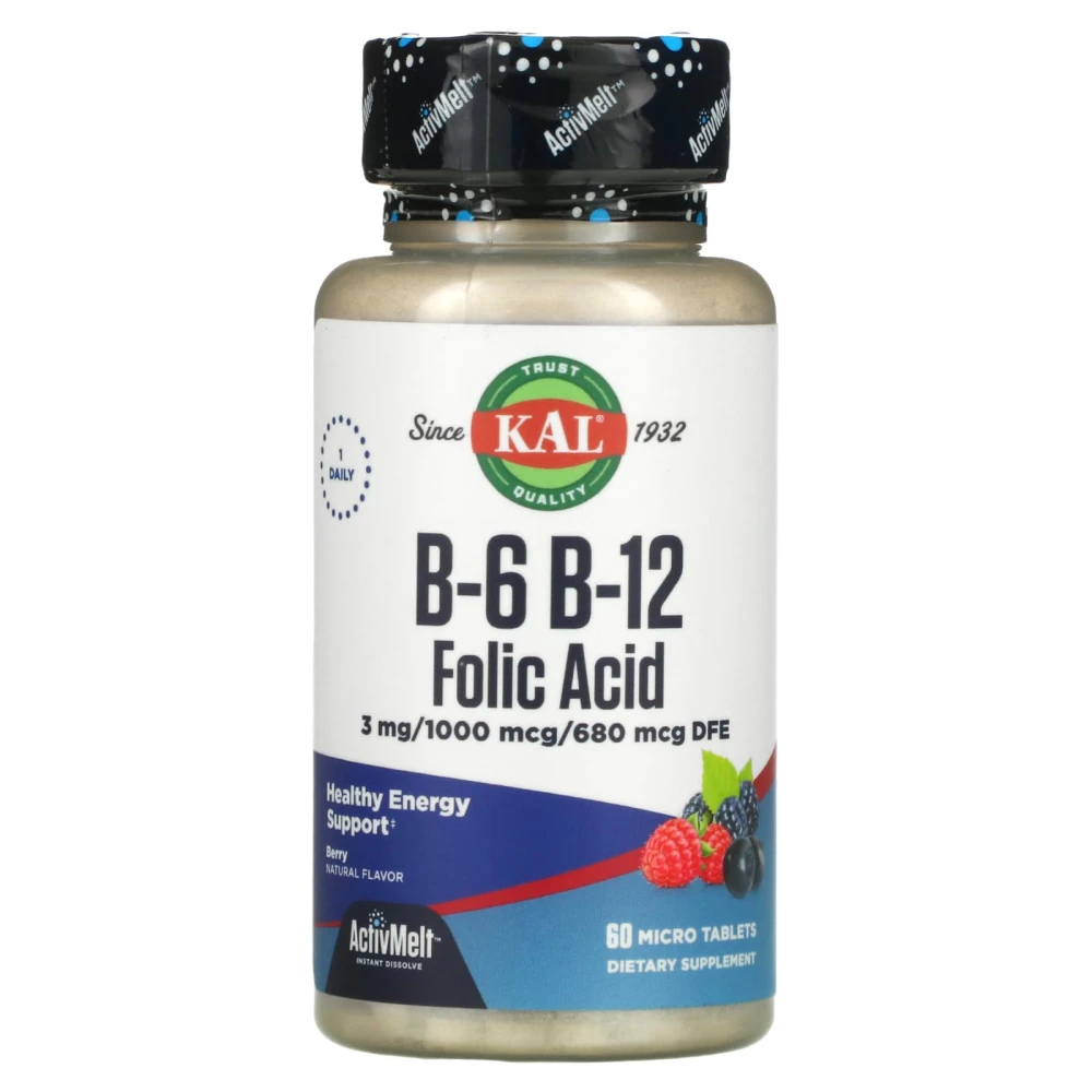 KAL B-6 B-12 Folic Acid