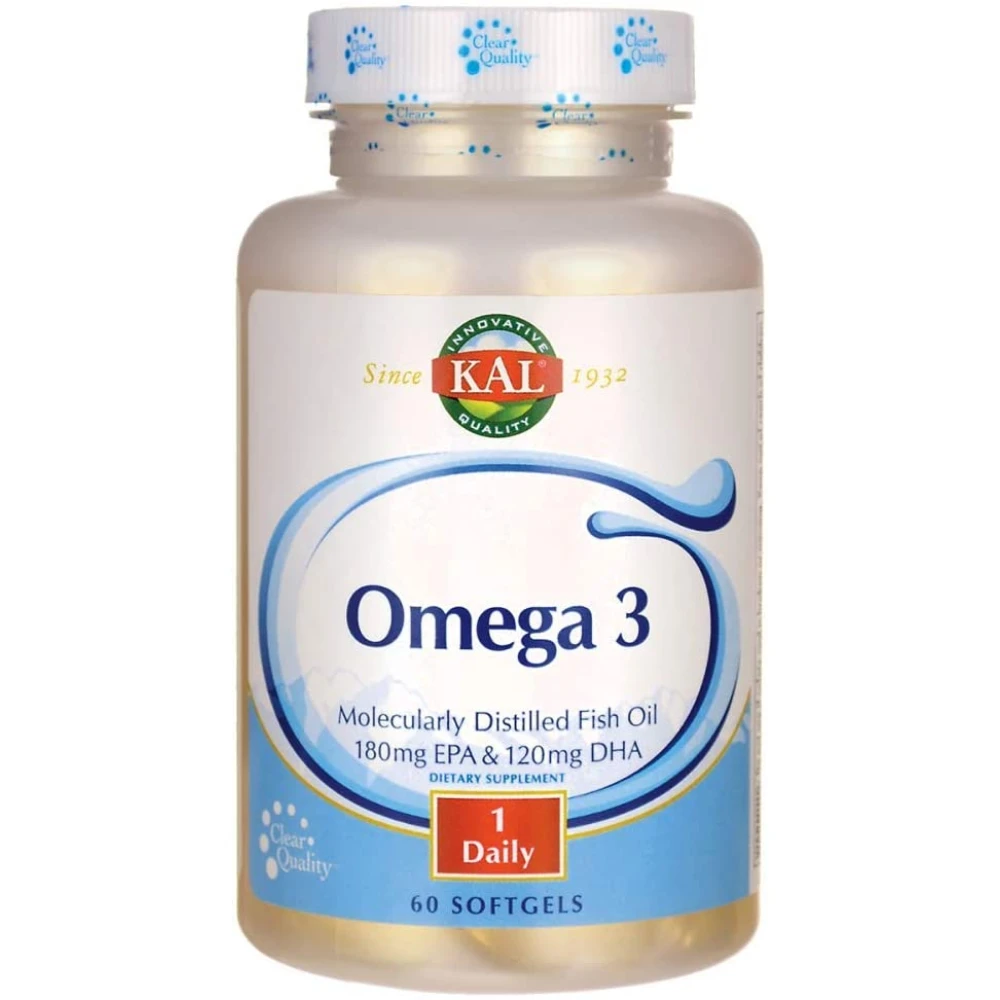 KAL Kal Omega 3 Fish 180/120 1000mg