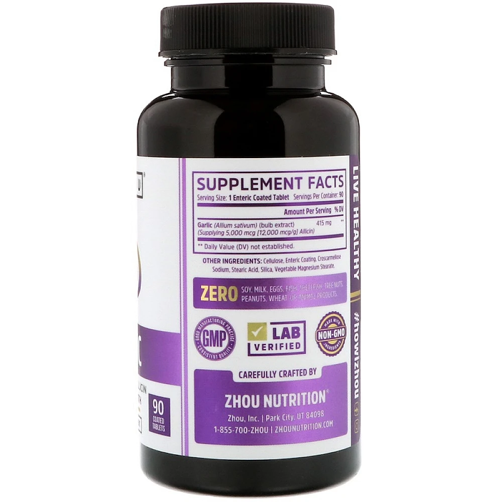 Zhou Nutrition Garlic Extra Strength
