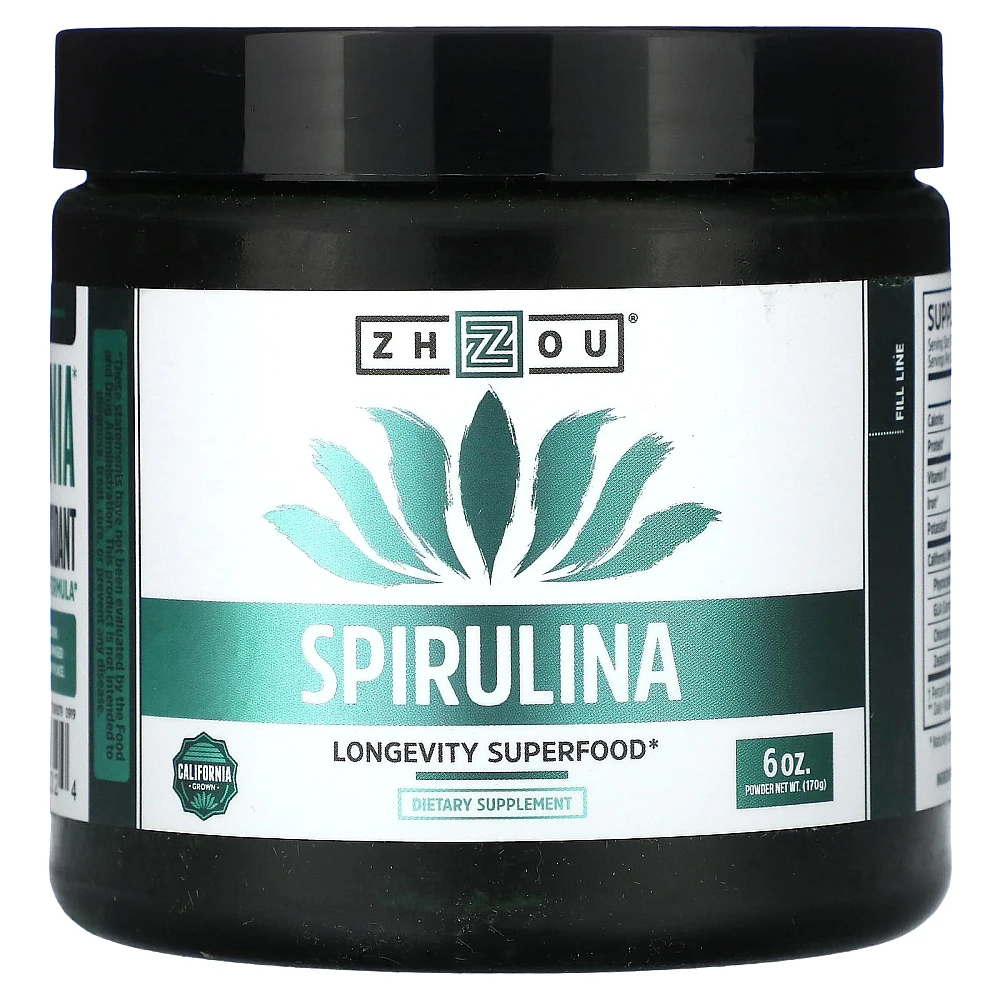 Zhou Nutrition Spirulina Longevity Superfood
