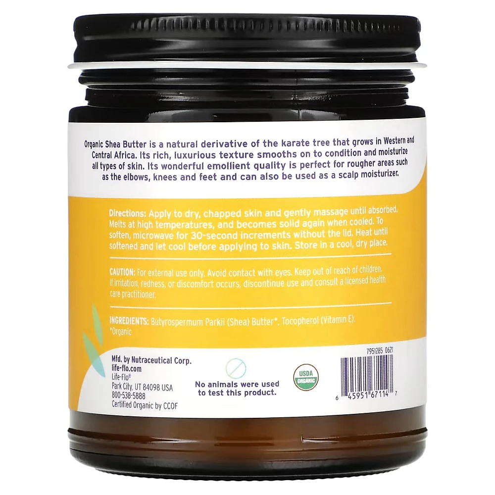 Lifeflo Organic Pure Shea Butter