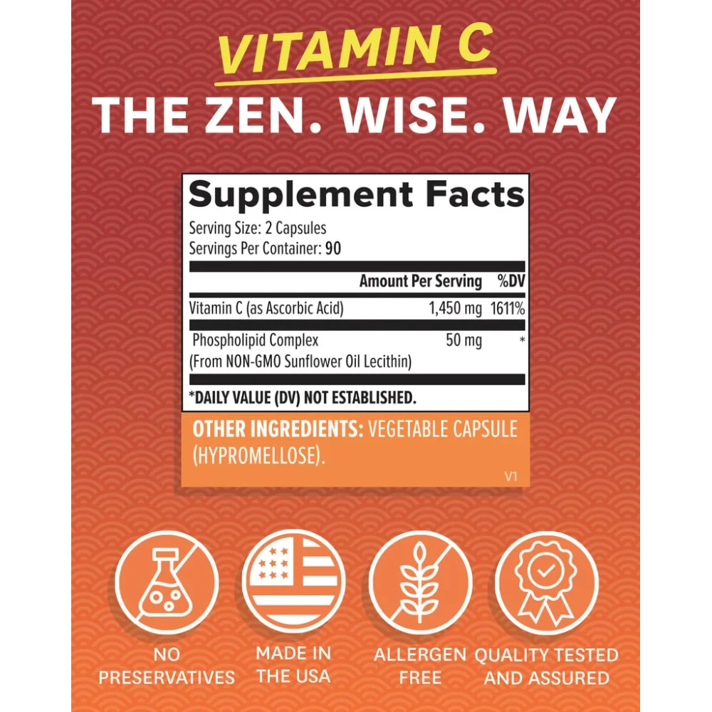 Zenwise Health Liposomal Vitamin C 500 mg