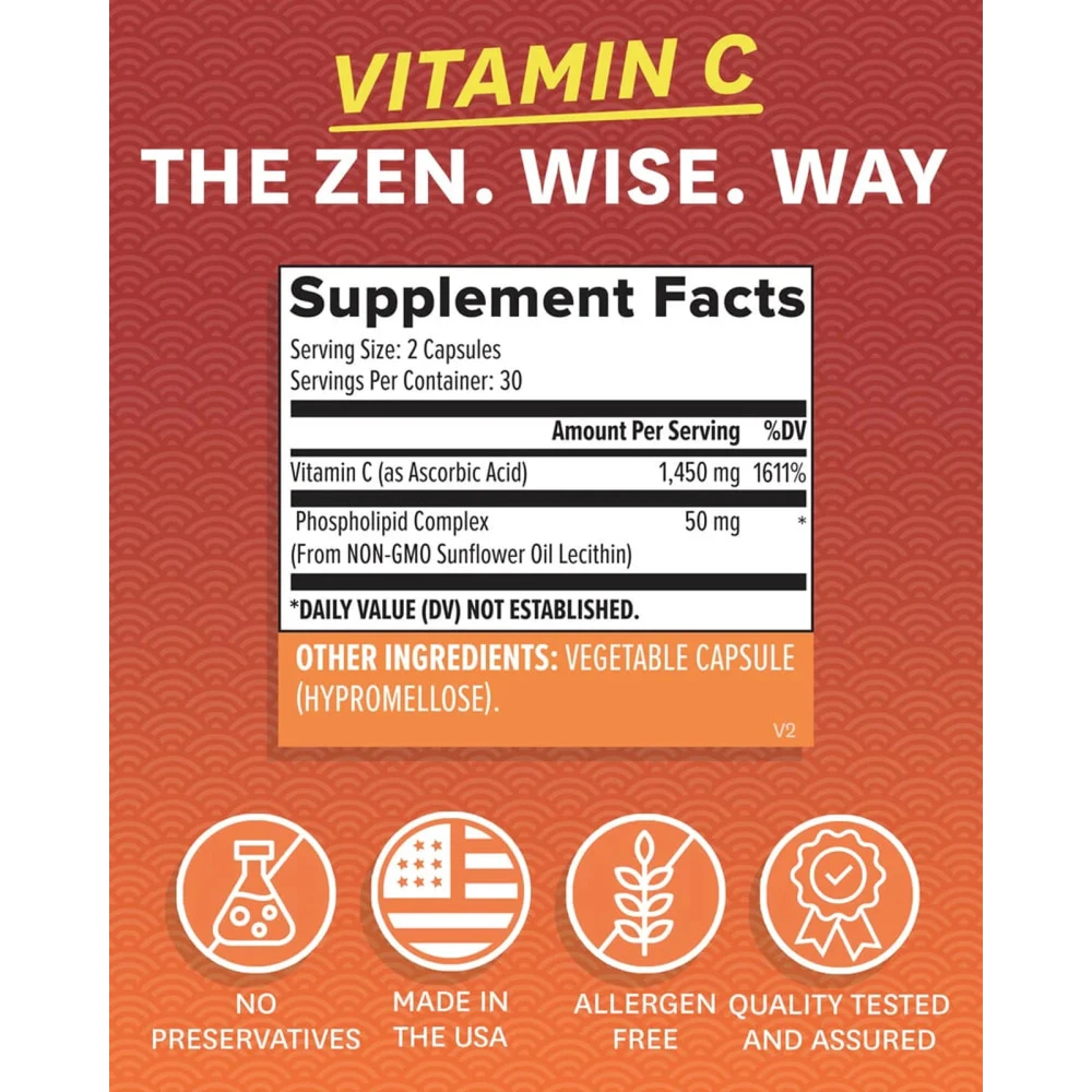 Zenwise Health Liposomal Vitamin C 1500 mg
