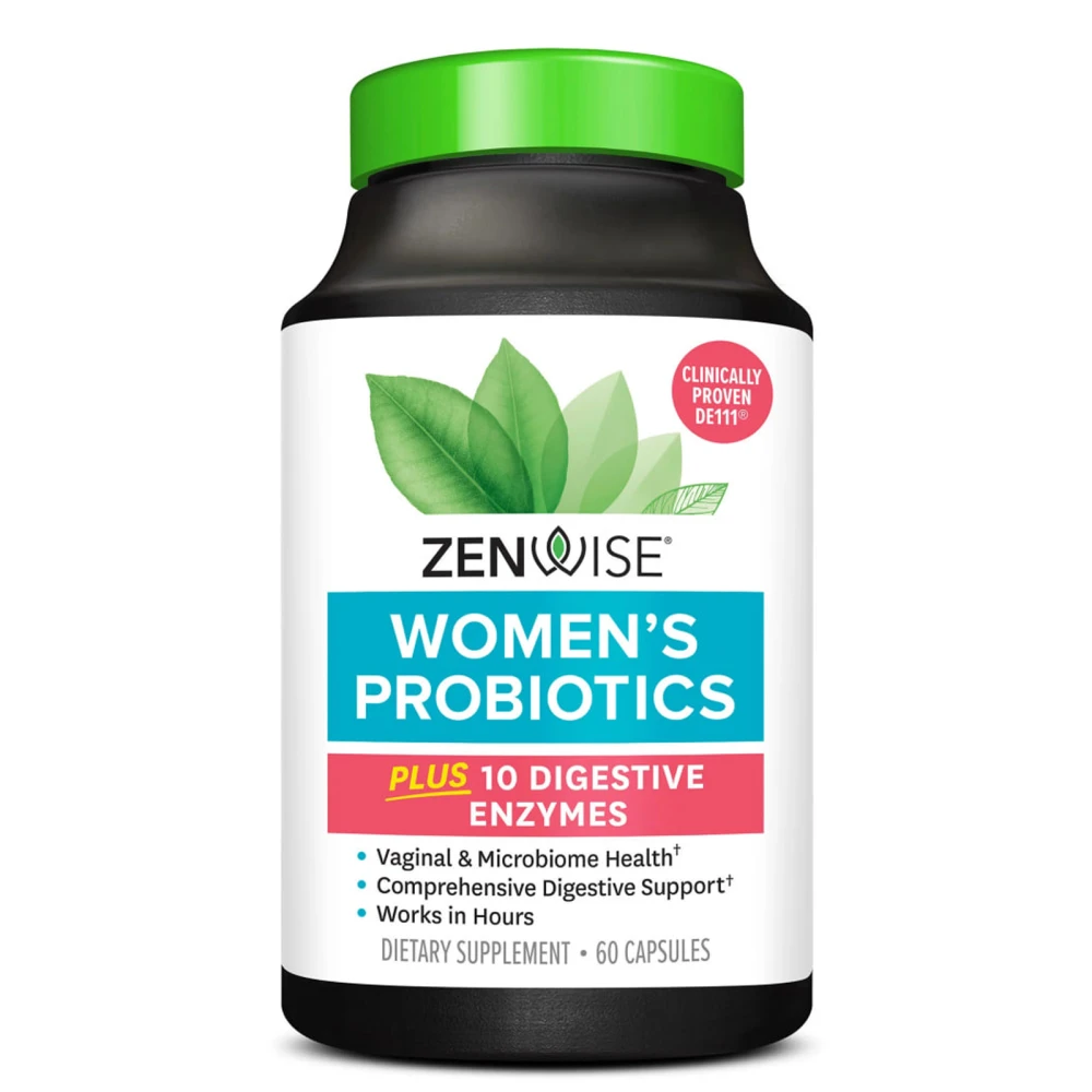 Zenwise Health Women's Probiotic Plus 10 Digestive Enzymes