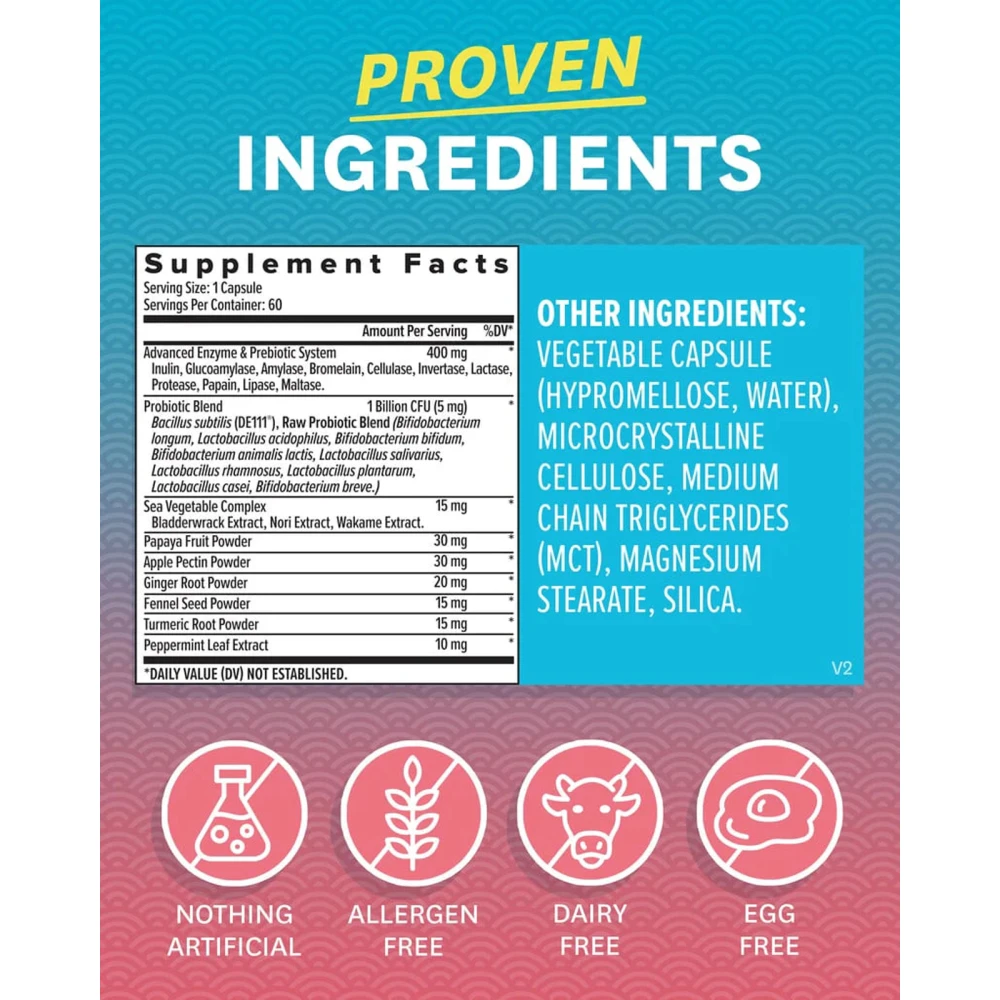 Zenwise Health Women's Probiotic Plus 10 Digestive Enzymes