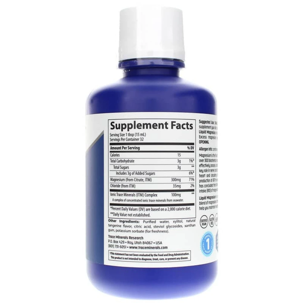 Trace Liquid Magnesium Tangerine 300 mg