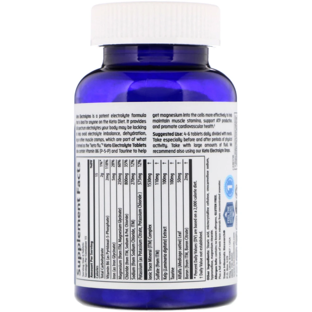 Trace Minerals Keto Electrolyte Tablets
