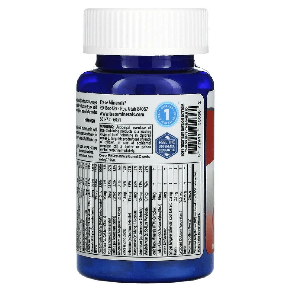 Trace Minerals Complete Multi Children's Chewable