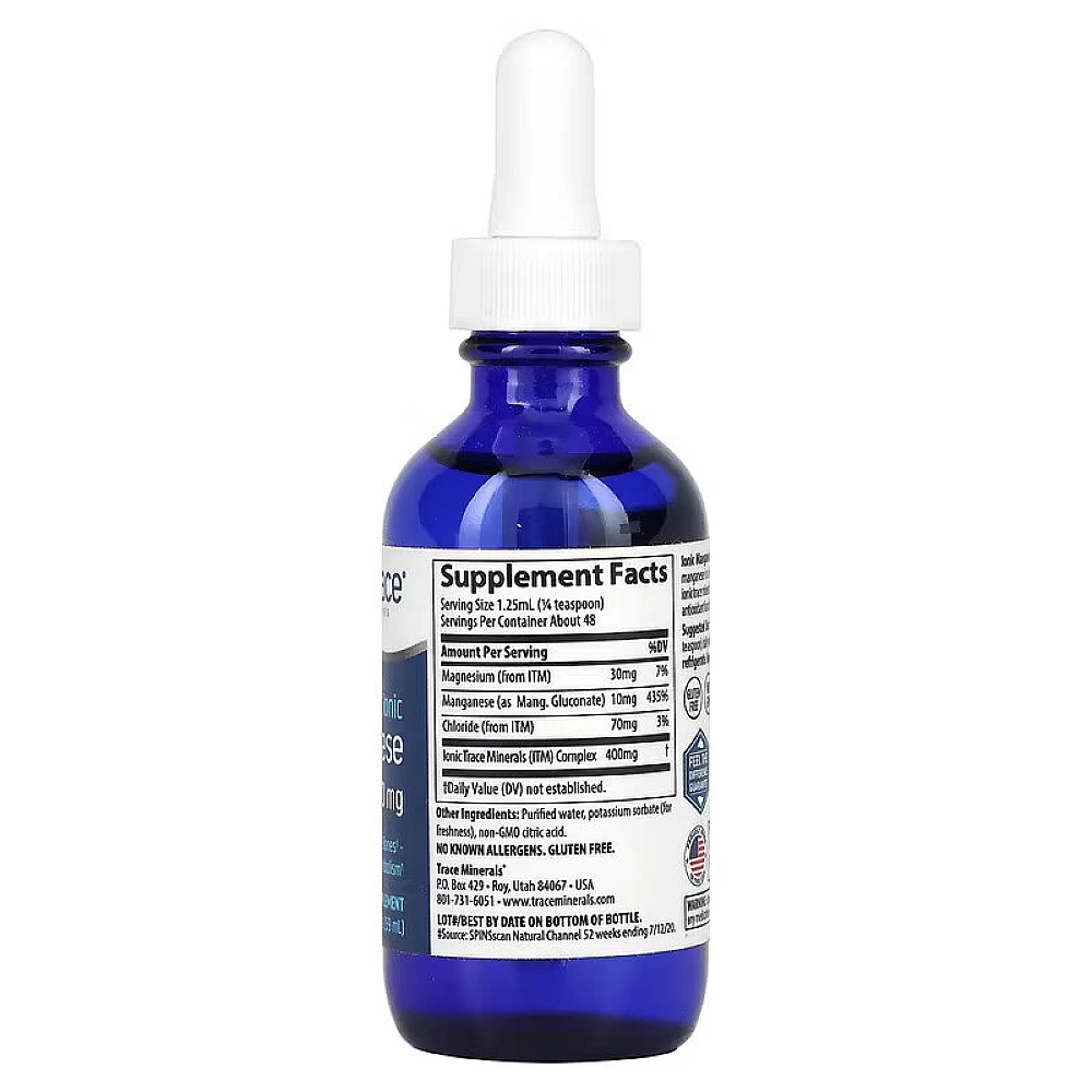 Trace Minerals Research Liquid Ionic Manganese 10 mg