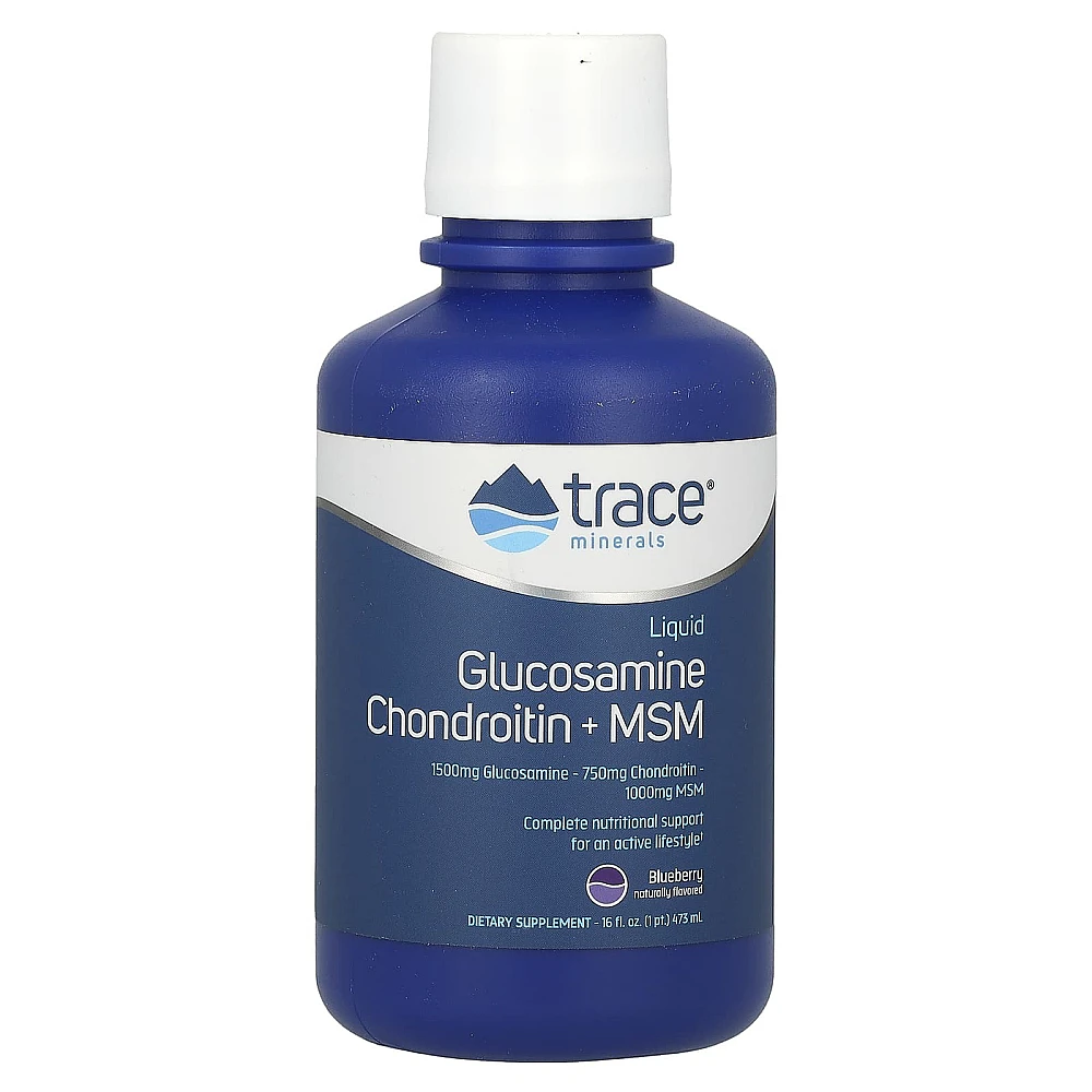 Trace Minerals Research Glucosamine/Chondroitin/MSM Blueberry