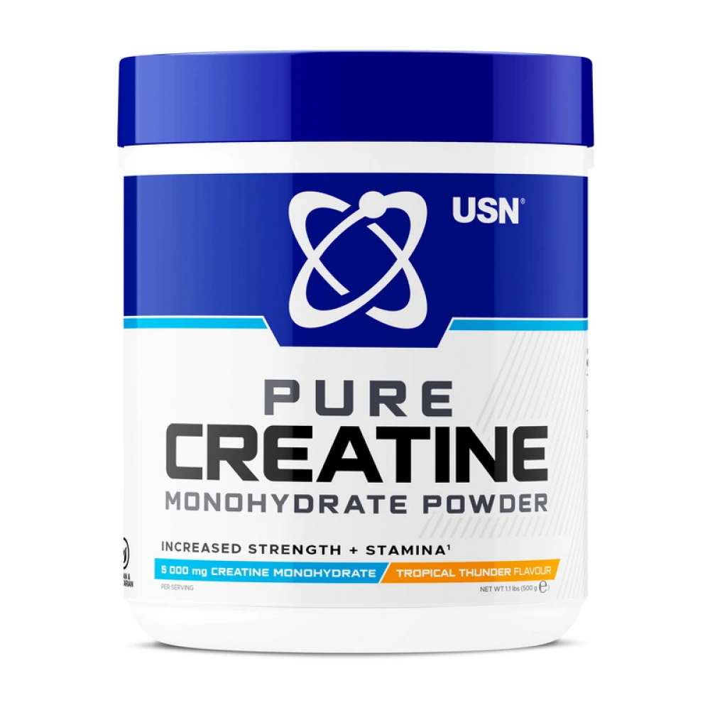 USN Creatine Monohydrate 500 грам, Tropical Fruit (тропічні фрукти)