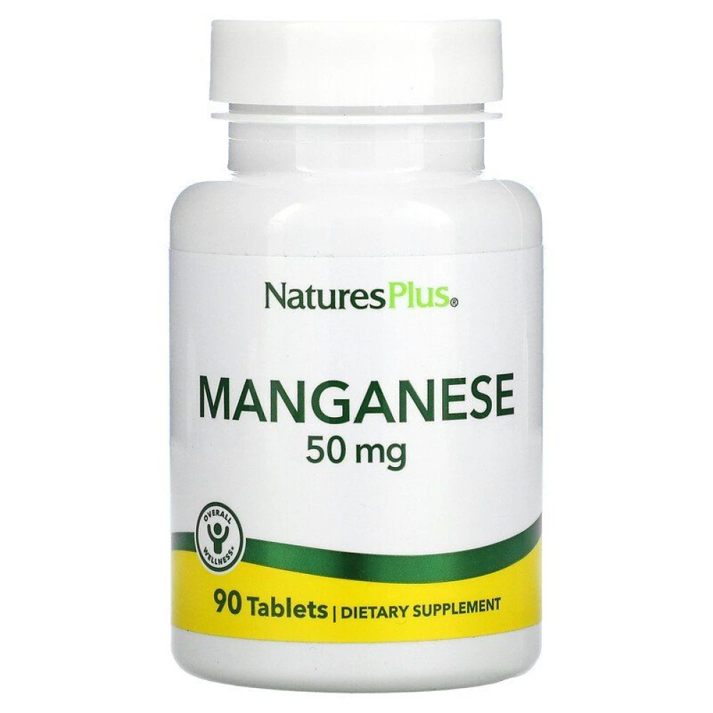 Natures Plus Manganese 50 mg